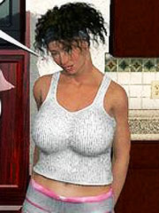 Light-haired  mother