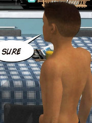 Enjoy really amazing family gay incest threesome with lovely brothers