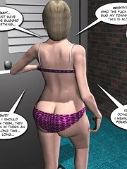 Mommy fucks her daughter with a light bulb takes her son`s huge love club